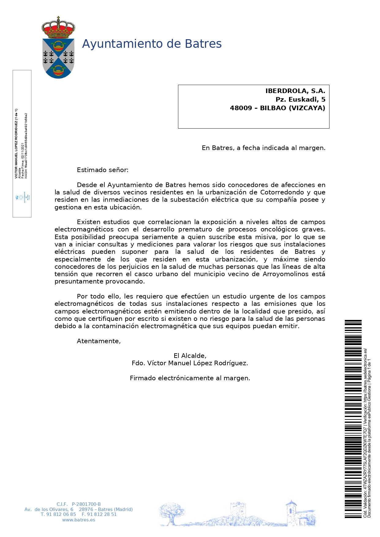 20211102 Comunicacin Carta Carta a Iberdrola page 0001