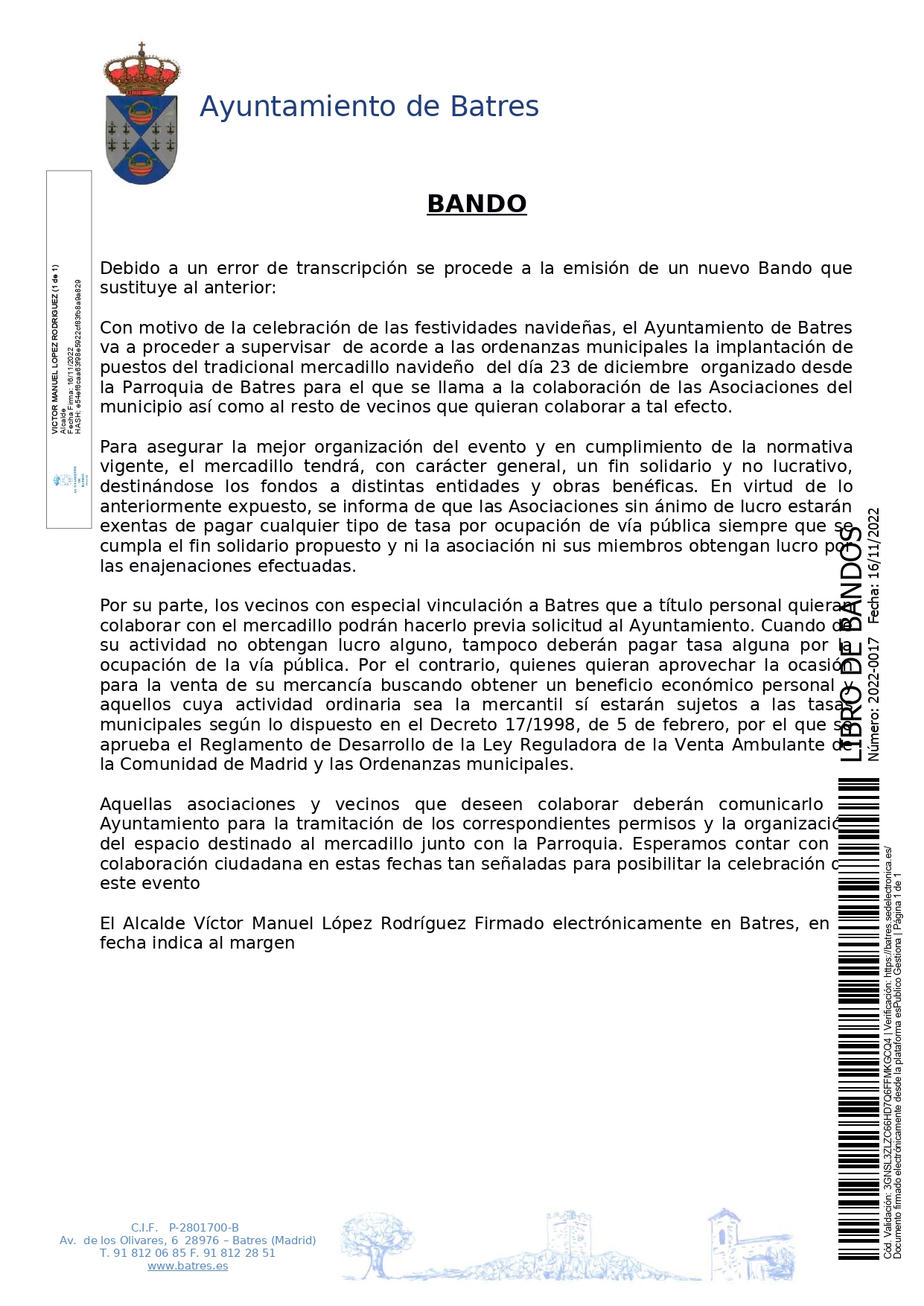 Otros LIBRO DE BANDOS 2022 0017 BANDO MERCADILLO 1 RECTIFICADO page 0001