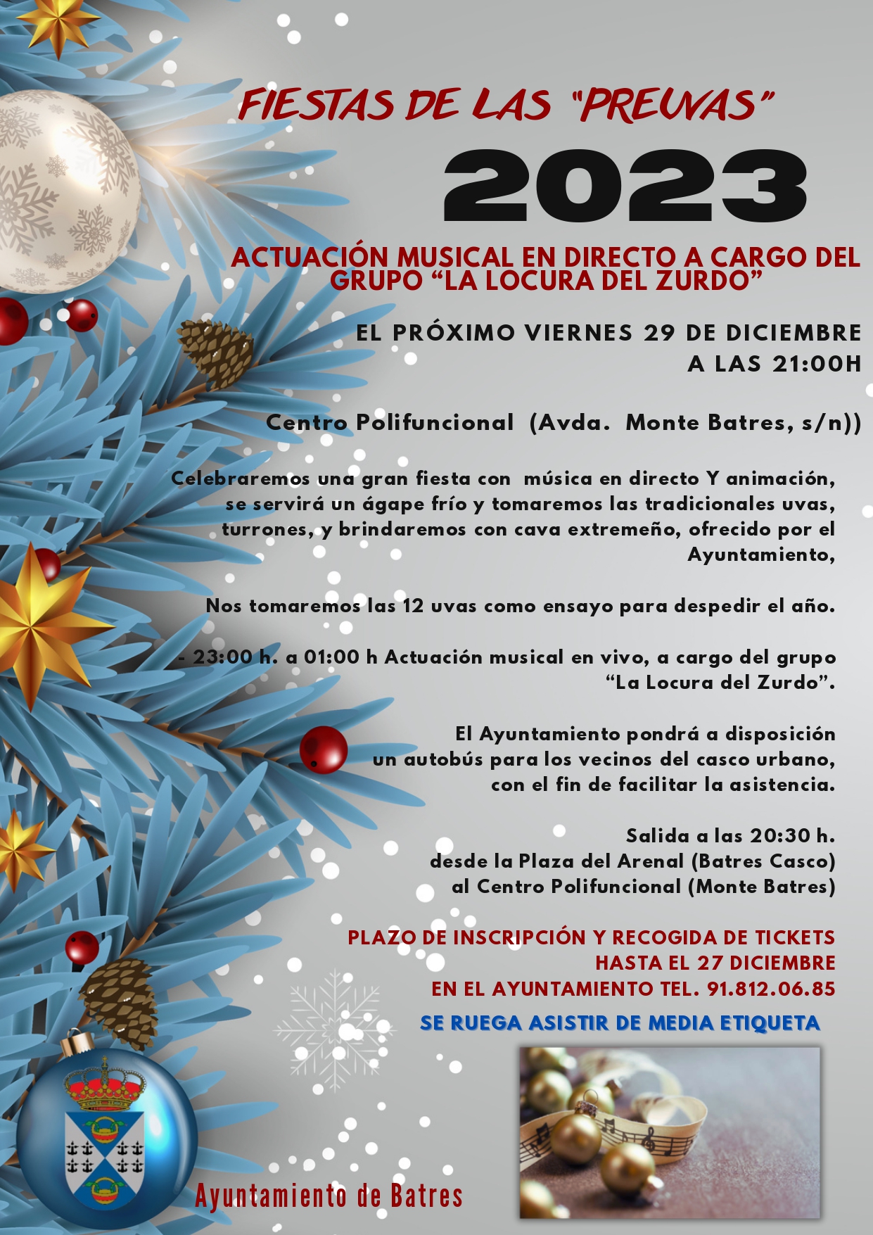 cartel FIESTA DE LAS PREUVAS 2023 JPG