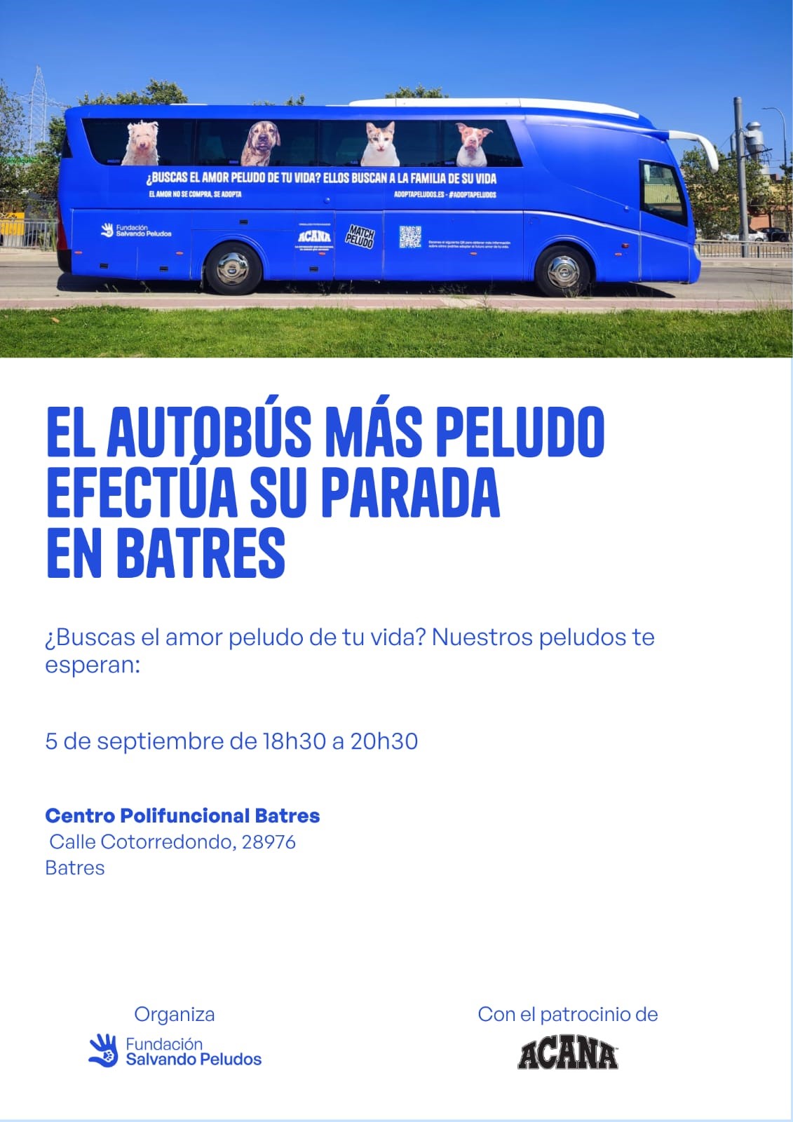 CARTEL SALVANDO PELUDOS