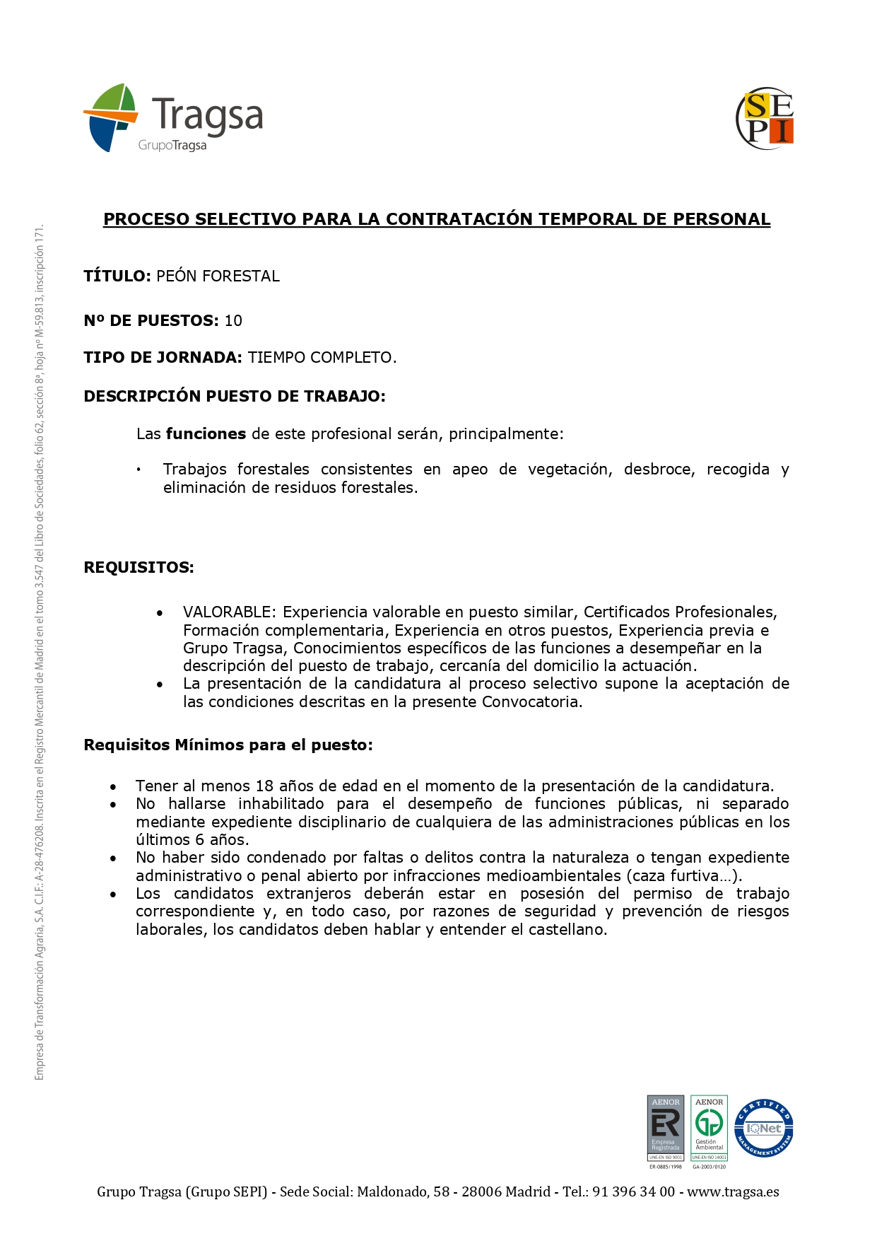 Oferta Empleo Pblica Batres page 0001